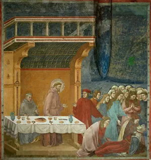 Assisi Prints: Death of the Knight of Celano (from Legend of Saint Francis)