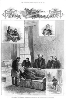 Images Dated 12th January 2009: The death of Lord Iddesleigh in Downing Street, London, 1887