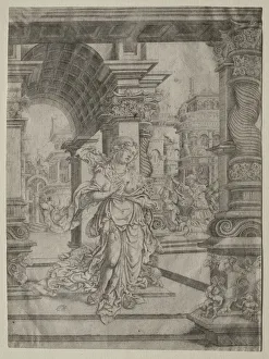 Death of Lucretia. Creator: Frans Crabbe van Esplegem (Flemish, c. 1480-1552)