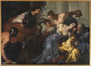 Fidelity Prints: The Death of Lucretia. Creator: Zanchi, Antonio (1631-1722)