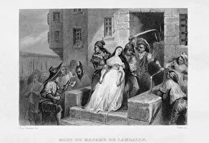 Terror Gallery: Death of Madame de Lamballe, 1834-1836. Creator: Johannot, Tony (1803-1852)