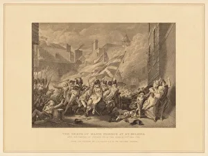 Archer Prints: The Death of Major Peirson at St. Heliers, 1781 (1878). Artist: JJ Crew