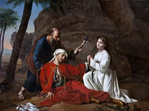 C And Xe9 Collection: The Death of Malek-Adhel, 1814. Creator: Davin-Mirvault