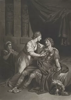 Images Dated 29th September 2020: The Death of Mark Antony (Shakespeare, Antony and Cleopatra, Act 4, Scene 15)