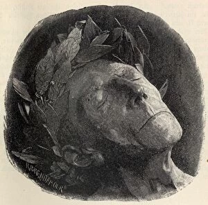 History Of Germany Gallery: Death mask of Frederick II. Creator: Brend amour, Richard (1831-1915)