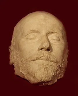 The death mask of Pyotr Ilyich Tchaikovsky, 1893