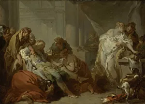 Boucher Prints: Death of Meleager, 1727. Creator: Boucher, Francois (1703-1770)