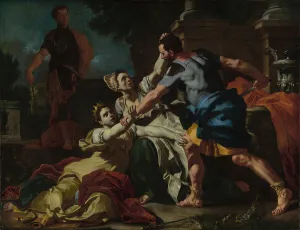 Claudius Prints: Death of Messalina, about 1704/1712. Creator: Francesco Solimena