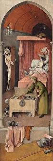Death and the Miser, ca 1485. Artist: Bosch, Hieronymus (c. 1450-1516) Death and the Miser, ca 1485. Artist: Bosch, Hieronymus (c. 1450-1516)