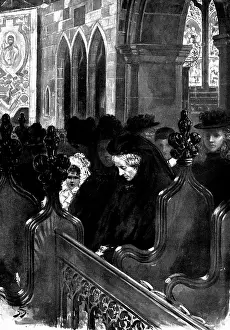 Mourner Prints: The Death of Mr. Gladstone:Mrs