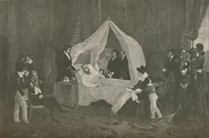 Carl Von Prints: Death of Napoleon I, 1821, (1896). Artist: Henry Wolf