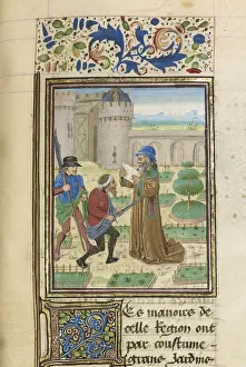 The Death of Parmenion, ca 1470-1475. Creator: Master of the Jardin de vertueuse consolation