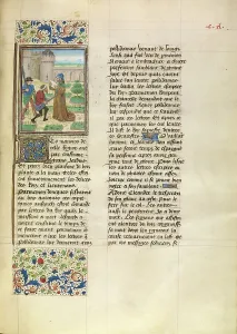 Conquest Prints: The Death of Parmenion; Livre des fais d'Alexandre le grant