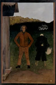 Depts Prints: Death and the Peasant, 1896. Creator: Simberg, Hugo (1873-1917)