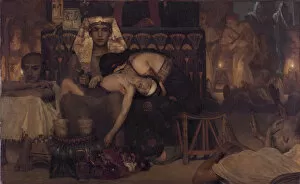 Pharaoh Of Egypt Gallery: Death of the Pharaohs Firstborn Son, 1872. Artist: Alma-Tadema, Sir Lawrence (1836-1912)