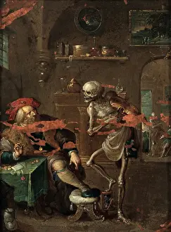 Vanity Prints: Death Playing the Fiddle, First third of 17th cen