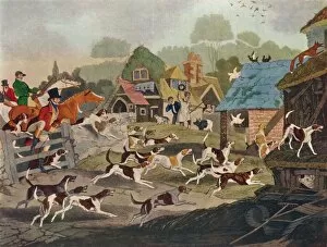 Foxhound Collection: The Death - Postponed, 1822, (1922). Artist: Robert Pollard
