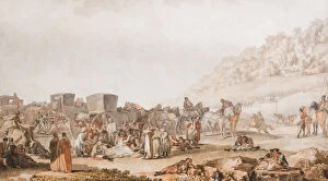 Autocrat Gallery: The Death of Prince Grigori Potyomkin in the Bessarabian steppe, 1791. Creator: Ivanov