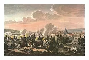 Thuringia Gallery: Death of Prince Louis of Prussia at the Battle of Saalfeld, 10 October 1806, (c1850)