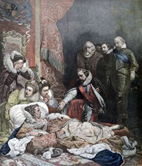 Hippolyte Delaroche Gallery: Death of Queen Elizabeth, 1892