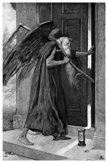 Images Dated 18th February 2009: Death the Reaper, 1895.Artist: P Naumann