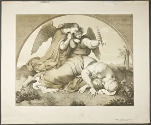 St Cecilia Prints: Death of Saint Cecilia, 1821. Creator: Johann Scheffer von Leonhardshoff