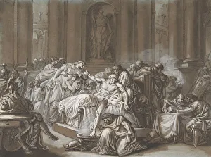 Steam Bath Prints: The Death of Seneca, n. d Creator: Jean Guillaume Moitte