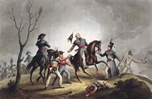 Battle Of Corunna Collection: Death of Sir John Moore, La Coruna, Spain, 17th January 1809 (1815)