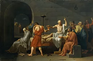 Images Dated 18th June 2013: The Death of Socrates, 1787. Artist: David, Jacques Louis (1748-1825)
