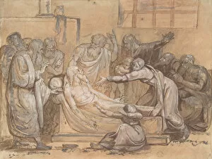 Death of Socrates, 19th century. Creator: Anon