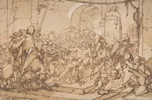 Common Hemlock Gallery: The Death of Socrates, ca. 1749. Creator: Michel-Francois Dandre-Bardon