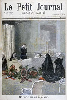 The death of the son of Marie Francois Sadi Carnot, 1898. Artist: F Meaulle