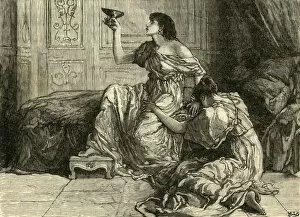 Poison Gallery: Death of Sophonisba, 1890. Creator: Unknown