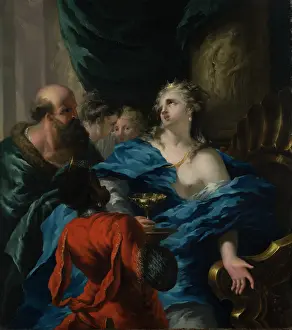 Carthage Prints: Death of Sophonisbe, c1720-c1725. Creator: Ottmar Elliger the Younger