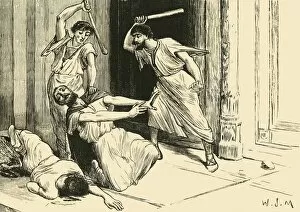 Beating Gallery: The Death of Tiberius Gracchus, 1890. Creator: Unknown