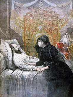 The death of Tsar Alexander III of Russia, 1894. Artist: Henri Meyer