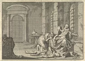 Sigismund Iii Gallery: The Death of Tsar Fyodor II Borisovich Godunov, 1605, 1698. Artist: Aa, Pieter van der (1659-1733)