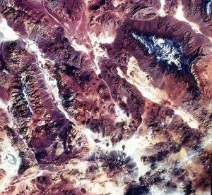 Satellite Prints: Death Valley, California, USA, 1982-1993