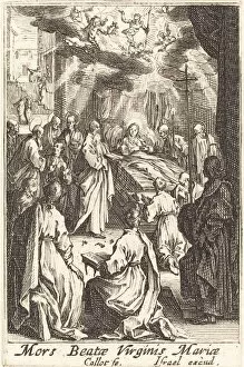 Bedside Collection: The Death of the Virgin, in or after 1630. Creator: Jacques Callot