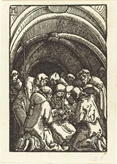 Altdorfer Albrecht Prints: The Death of the Virgin, c. 1513. Creator: Albrecht Altdorfer