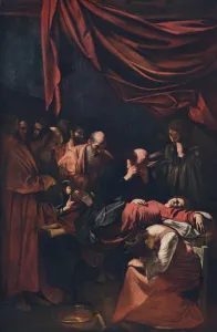 Death of the Virgin, c1606. Artist: Michelangelo Caravaggio