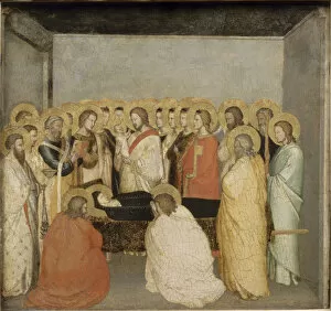Glorification Of The Virgin Gallery: The Death of the Virgin, ca 1335. Artist: Maso di Banco (?-1348)