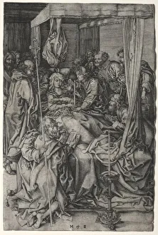 The Death of the Virgin. Creator: Martin Schongauer (German, c. 1450-1491)
