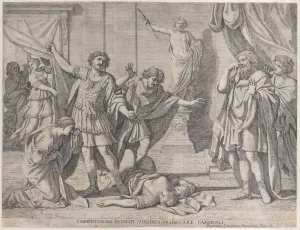 Verginia Prints: The Death of Virginia, 1630-80. Creator: Giacinto Gimignani