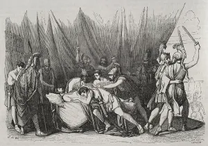 Celebrations Prints: Death of Viriathus, leader of the Lusitanian people who fought against Roman
