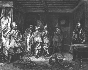 Carl Von Piloty Prints: The Death of Wallenstein, after Carl Von Piloty, c1880-83. Creator: W Hecht