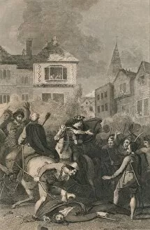 Civil Unrest Gallery: The Death of Wat Tyler, 1381, (19th century)