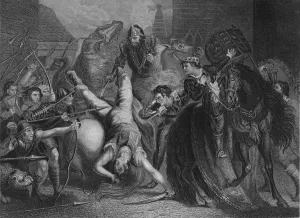Slaughtering Prints: The Death of Wat Tyler, 1859. Artist: John Rogers