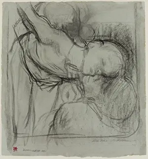 1910 Prints: Death, Woman, and Child, c1910. Creator: Kathe Kollwitz