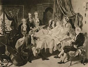 The Deathbed of Mozart, 1910. Creator: Henry Nelson O'Neil